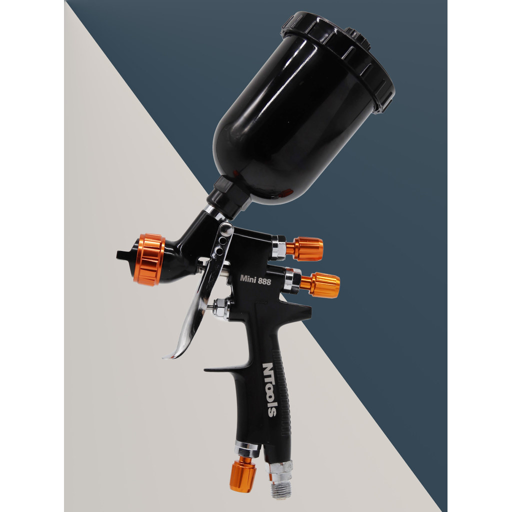 NTOOLS SPRAY GUN 0.8mm 1.2mm nozzle professional mini spray gun car spray gun gravity spray gun