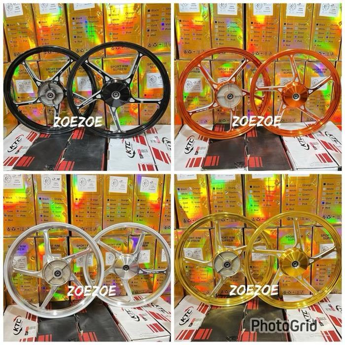 Brudo - Velg Dnd Delkevic D55 Honda Astrea Grand Ring 17 140*160 Depan Belakang Tromol Terbaru 
