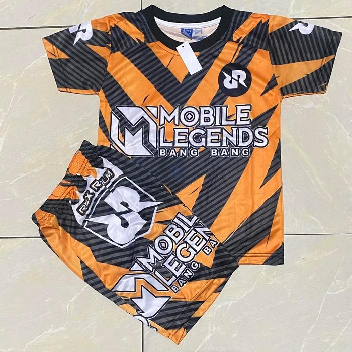 Baju Gaming mobilegend anak/jersey mobilegend anak RRQ