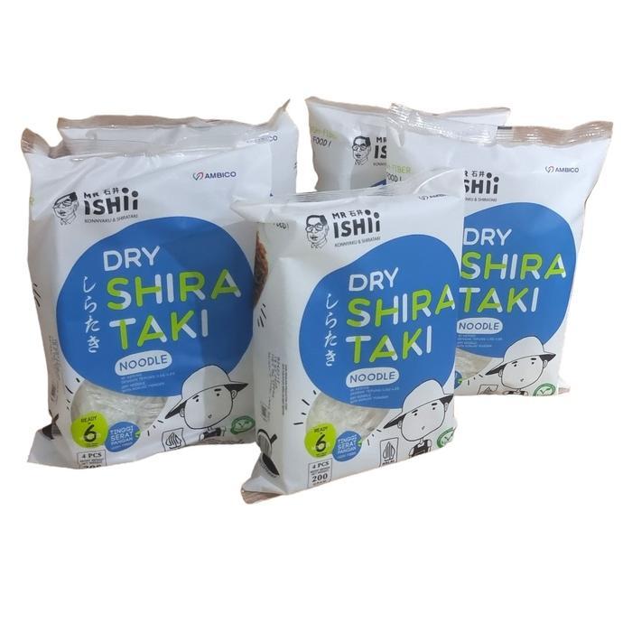 Mie Mi Shirataki Sirataki Porang Konnyaku Konjac Konyaku Noddle Kering Untuk Diet 200 Gram (Pack)