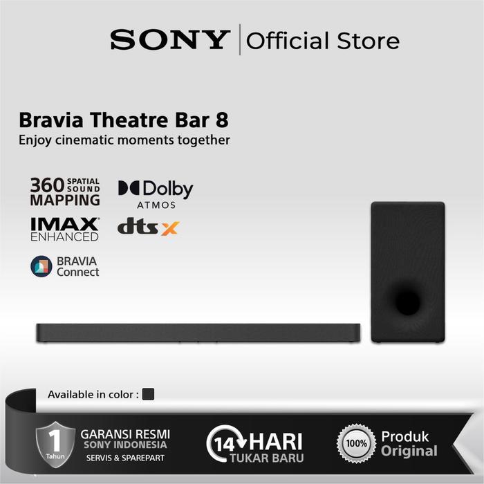 Sony Bravia Theatre Bar 8 Sound Bar HT-A8000 with SA-SW3 Speaker Home Theatre