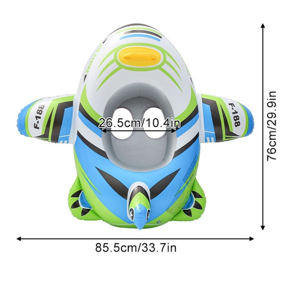 Aircraft Shape Baby Swim Ring Circle Seat Inflatable Toy Swimming Circle Tube Design Floating Baby