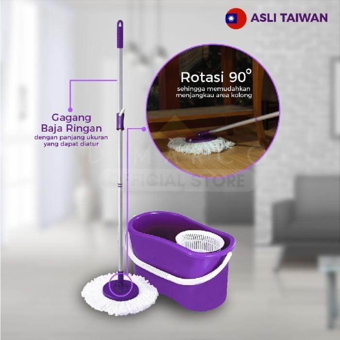 Kain Pel Peras Otomatis Alat Pel Lantai Vinyl Keramik Granit Dr Mop