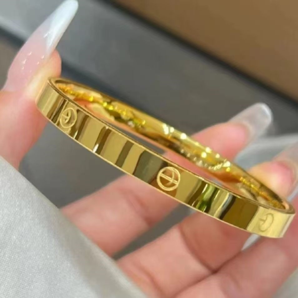 Gelang Emas 24 Karat Motif Sekrup Wanita Mewah Original - Perhiasan Emas Asli 9999