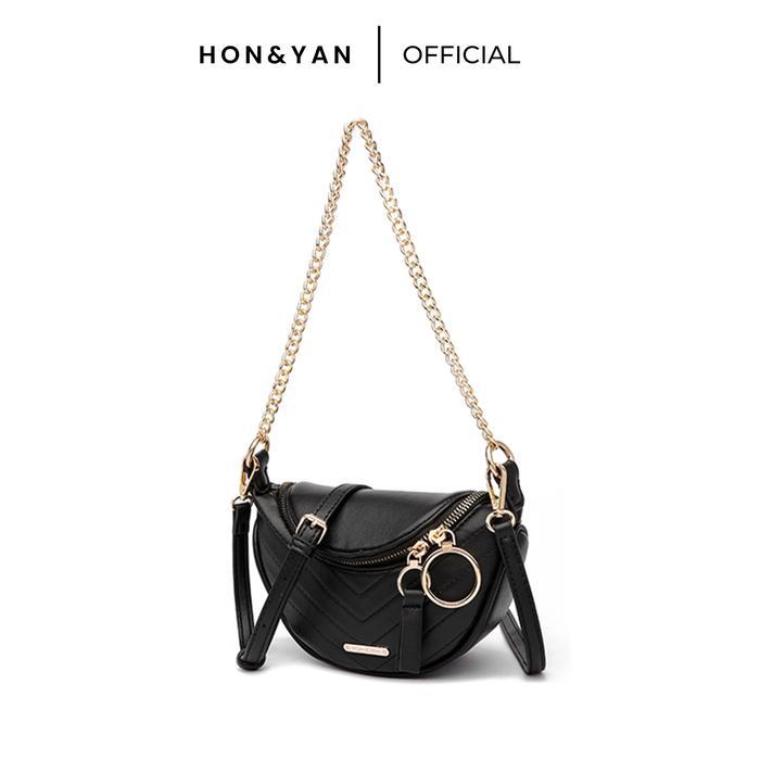 Eiger - Tas Selempang Wanita Kulit Shoulder Bag Bahu Slingbag Branded Original - Giel
