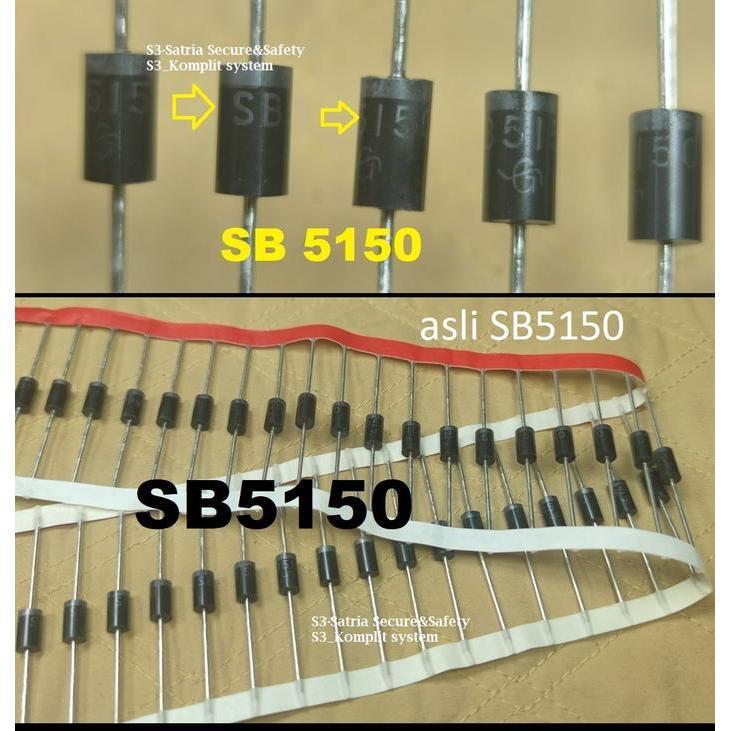 Dioda Sb5150 Sb 5150 Diode Mbr5150 Sr5150 Sr Mbr