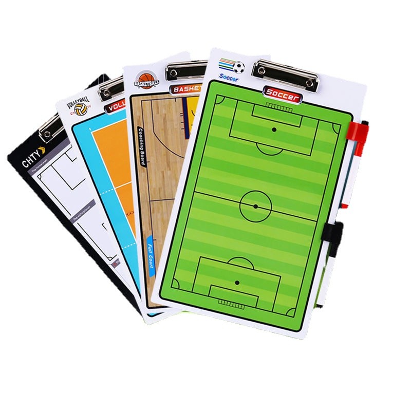 Basketball Tactical Board Coach Instructional Board Folding Basketball Magnetic Tactical Disc