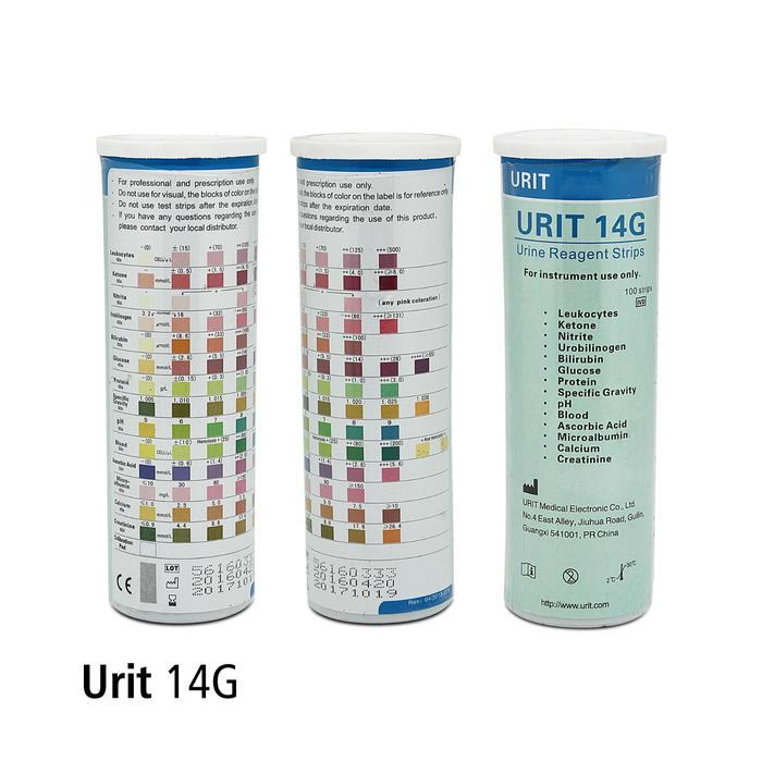 Urit Urine Reagent Strip Urit 14G New