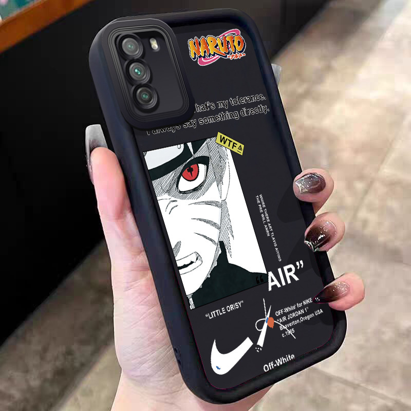 Casing Hp untuk POCO M3 Case Pria ninja anime Kasing silikon Cesing Softcase Anti Cepat Kesing