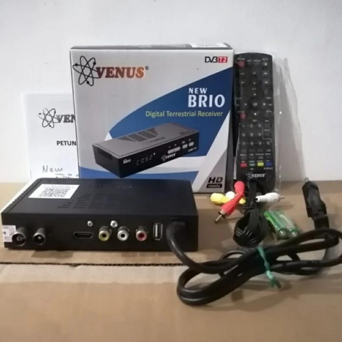 set top box tv digital dvb t2 / dvbt2 venus brio garansi resmi