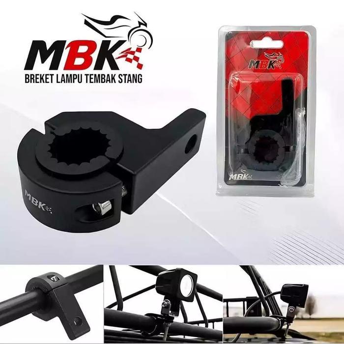 Breket Lampu Tembak Motor Jepit As Shock Dudukan Lampu Tembak Sorot Led Bar Stang Atau Spion Motor