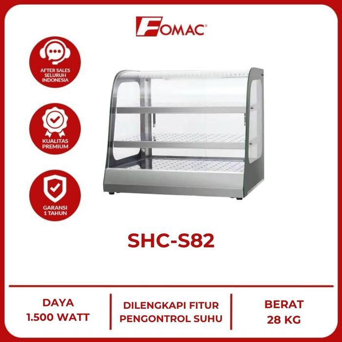 FOMAC Hot Showcase SHC-S82 Etalase Pemanas Makanan