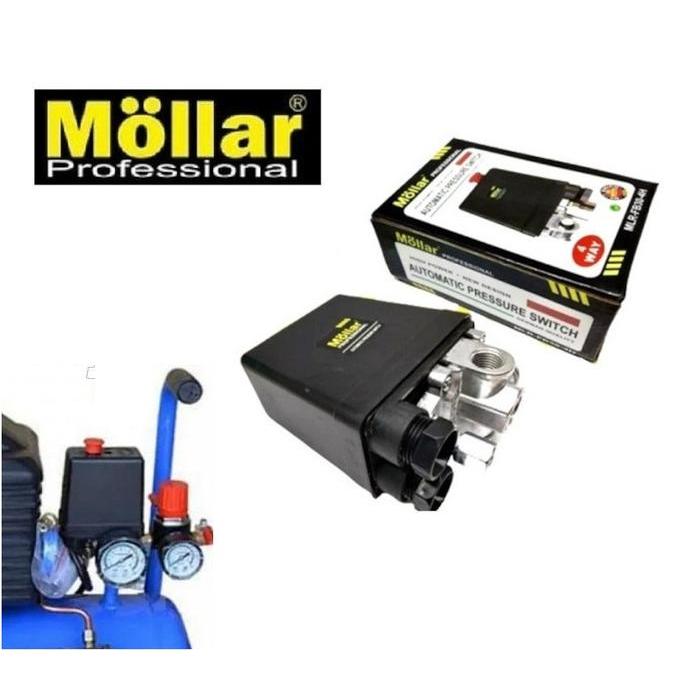 Otomatis Kompresor Angin 4 Way Cabang 4 Lubang 4 Automatic Pressure
