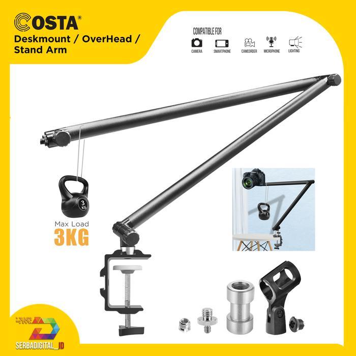 Costa Cb-A2 Deskmount / Overhead / Stand Arm Table Camera,Hp,Light,Mic