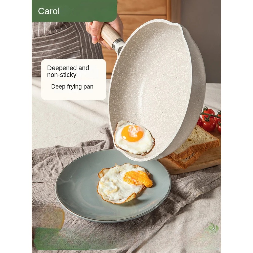 Carote medical stone non-stick pan steak frying pan home wok cooking induction cooker gas stove spec
