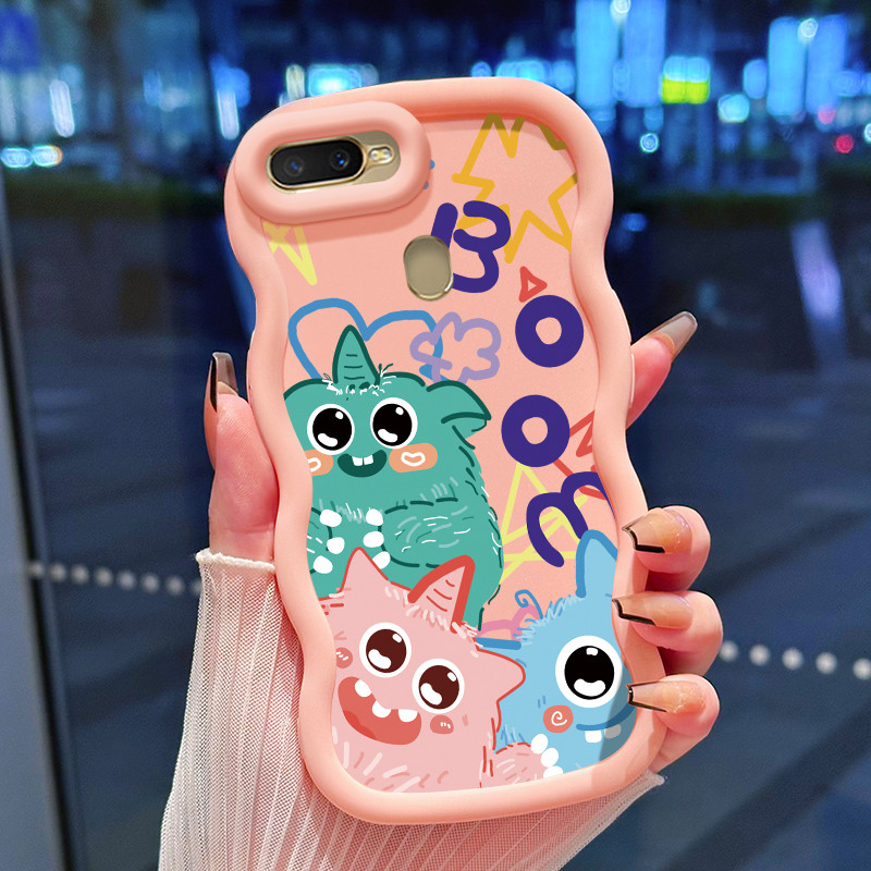 Casing Untuk OPPO A7 A5s A12 A12s A11K Case Casing unicorn ponsel pola HP Cesing lunak Silikon Softc