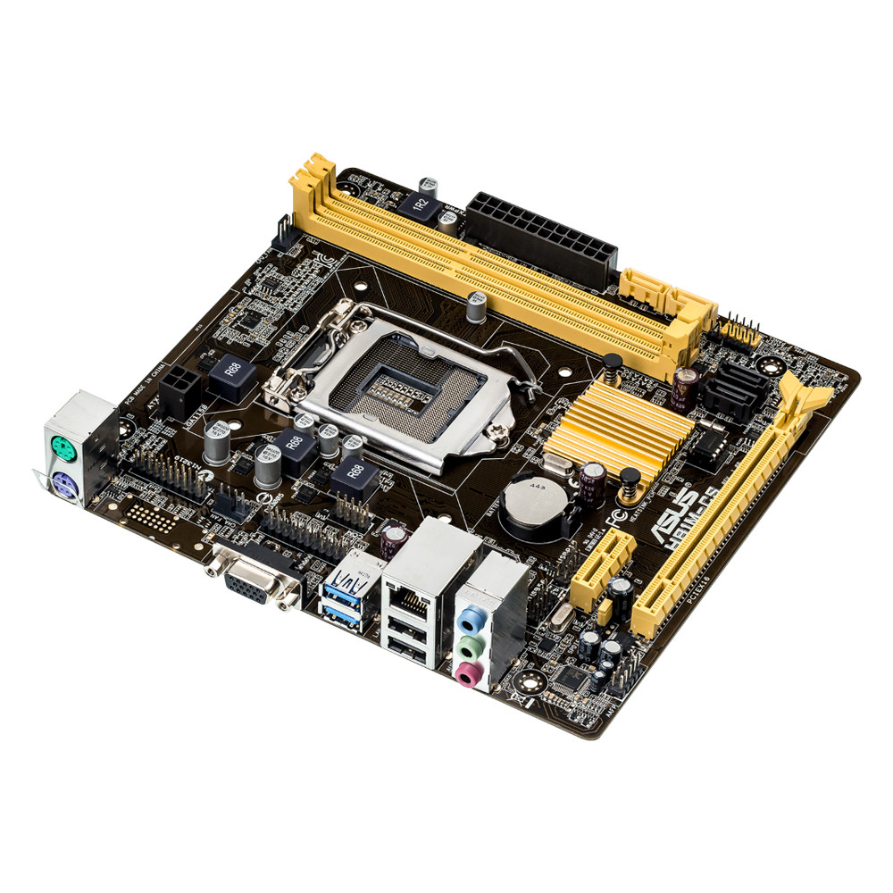 ASUS H81M-CS intel H81 Motherboard LGA 1150 DDR3 16 GB support Core i5-4690 i3-4130 i3-4150 i3-4170
