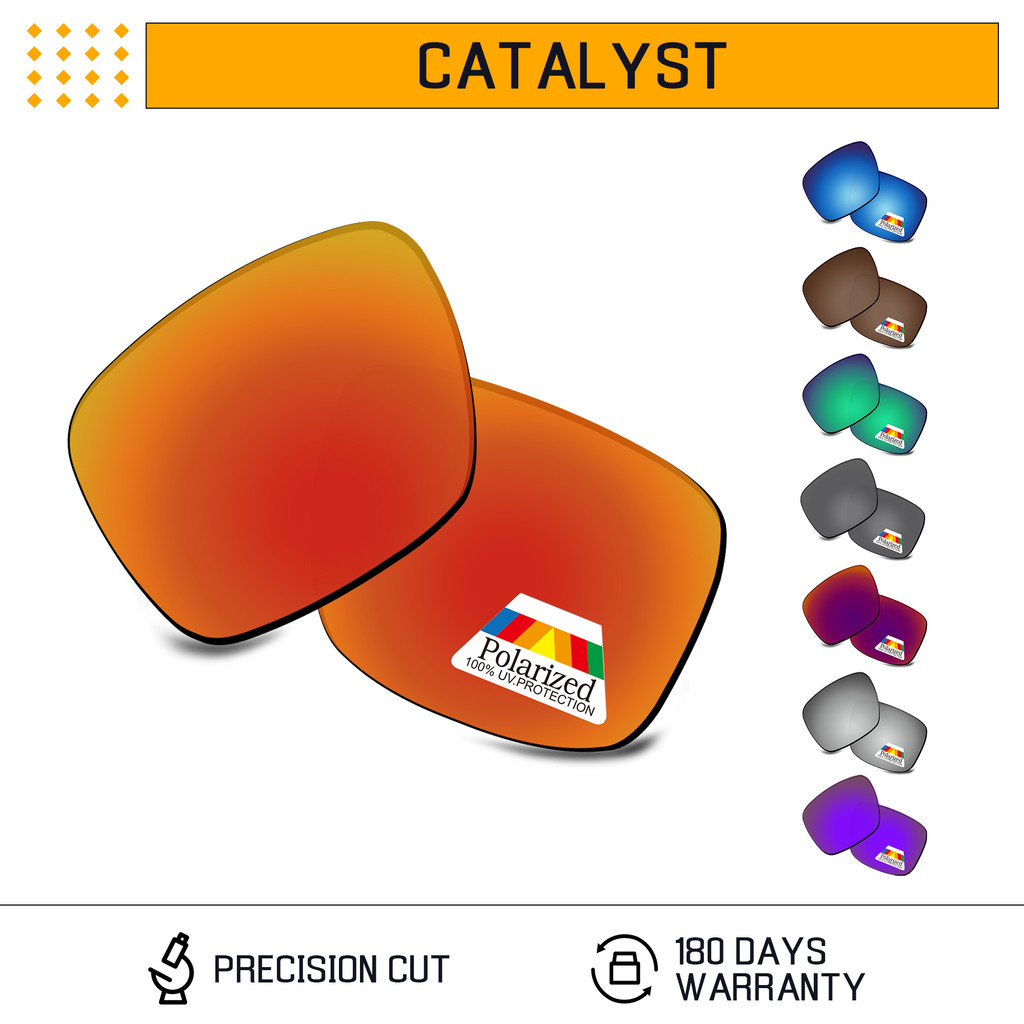 Bwake Polarized Replacement Lenses for-Oakley Catalyst OO9272 Sunglasses Frame - Multiple Options