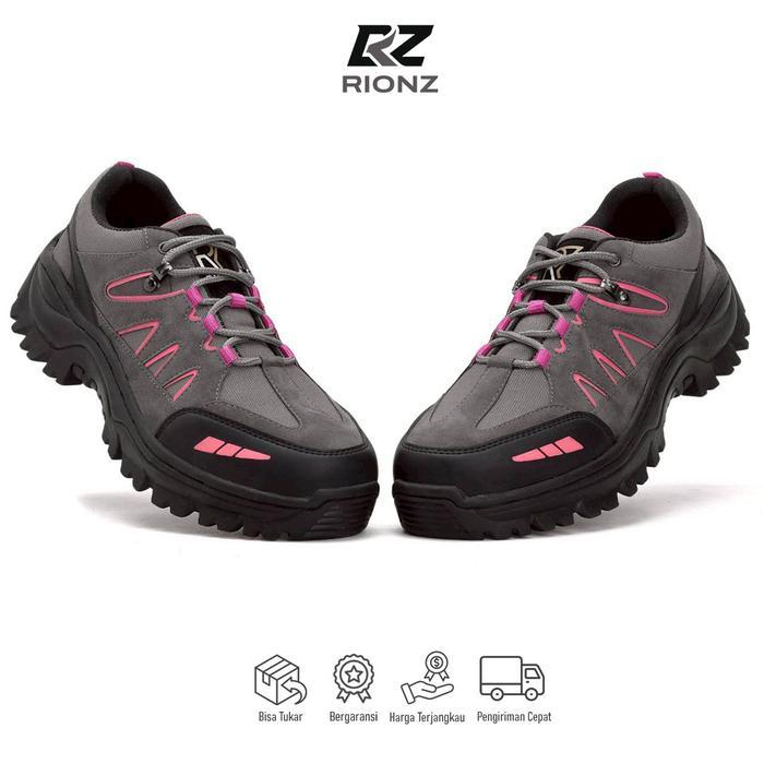 Eiger Summitadventure - Rinjani Women Sepatu Hiking Wanita Boots Cewek Grey Cream Gunung Tracking