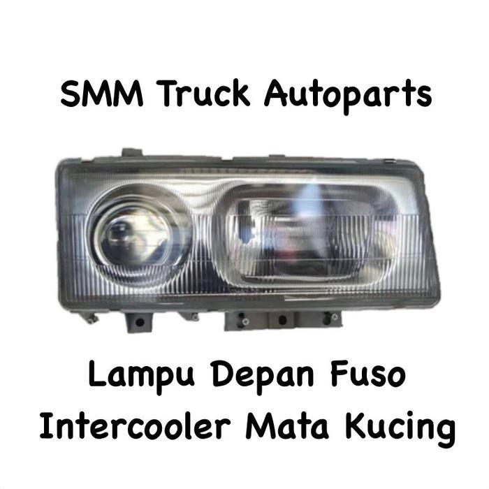 Lampu Depan Lampu Besar Head Lamp Assy Fuso Intercooler Mata Kucing Built Up 6D22 6D24 6D40 8Dc Lh /