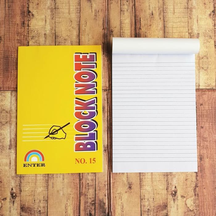 12 Pcs Block Note Ukuran A5 - 1 Lusin Block Note Enter No 15 - 12 Buah Buku Catatan - Notes Seminar