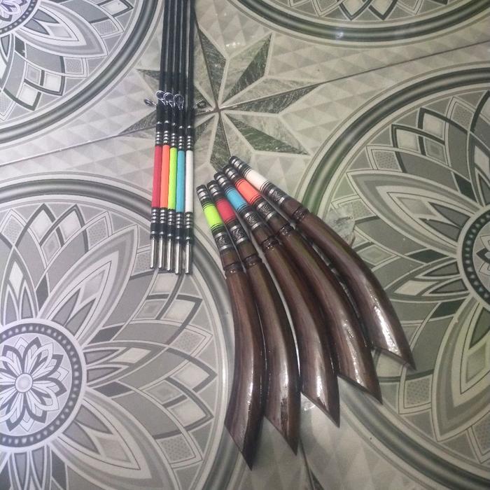 Joran Timbang Sonokeling Set 5 Joran Cabut Pahul Set 5