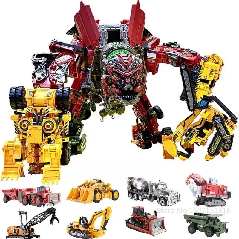 AOYI DD01 DD02 Devastator Transformation Action Figure Toy Devastator Overload Rampage Hightower Ski