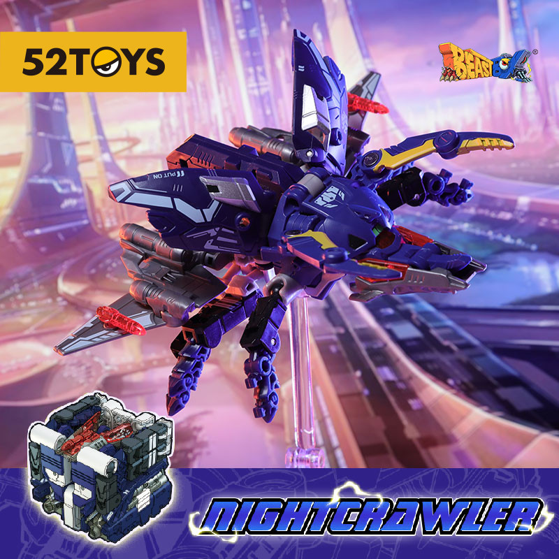 52TOYS BEASTBOX BB-36 NIGHHTC RAWLER Deformation Toys Action Figure, Collectible Converting Toys Mec
