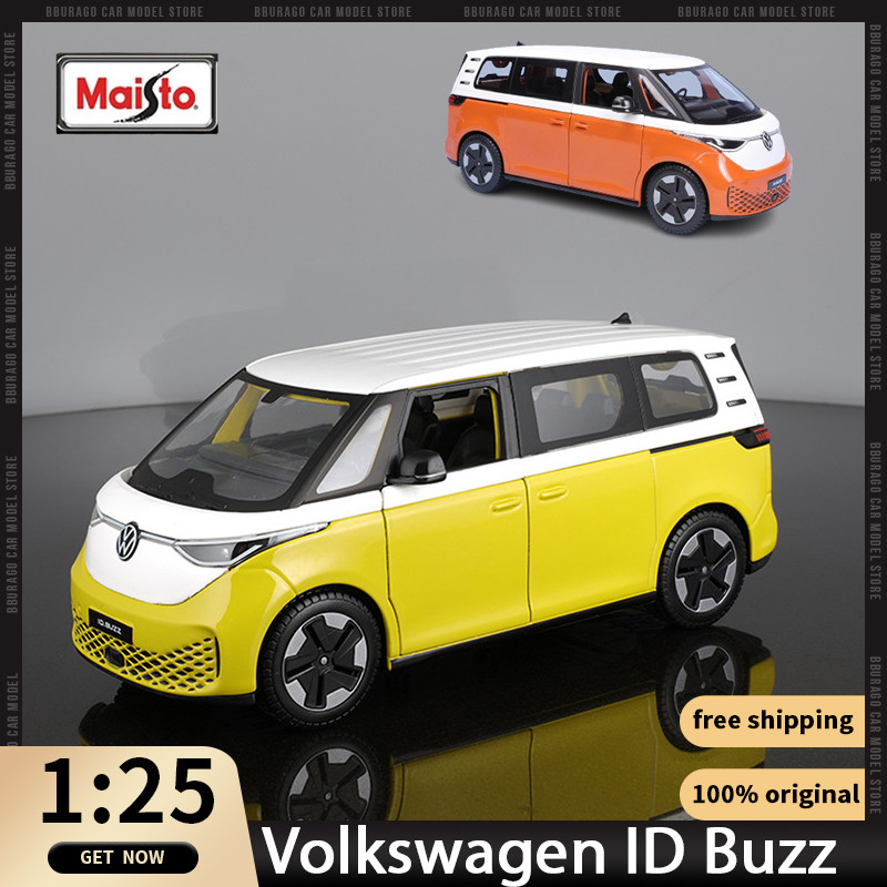 1:25 Volkswagen Id Buzz Bus Car Alloy Luxury Vehicle Bus Maisto