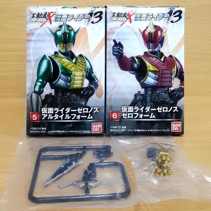 SHODO-X Kamen Rider 13 [DEN-O 2/SET] Zeronos Altair & Zero + Weapon