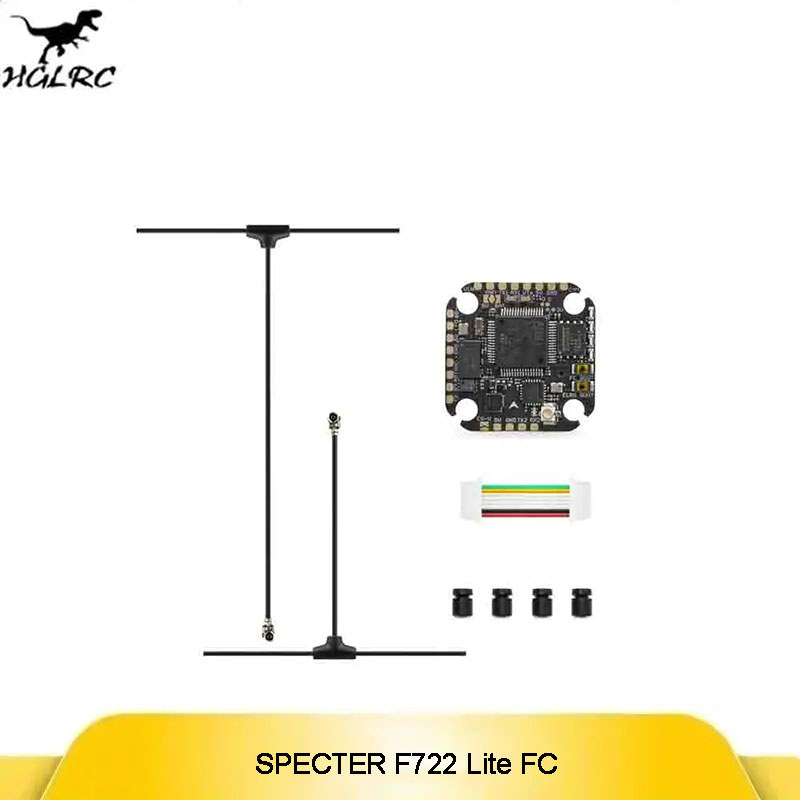 NEW HGLRC SPECTER F722 Lite FC, Integrated ELRS 2.4G RX & ICM42688 Gyro for FPV Racing Drone, All in