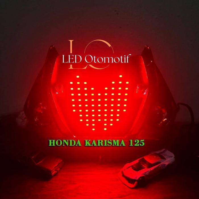 LED OTOMOTIF STOPLAMP RUNNING HONDA KARISMA 125 SUPRA X 125 TAHUN 2003 LAMPU REM BELAKANG MOTOR