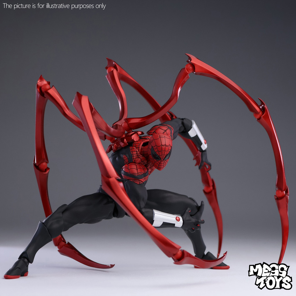 In Stock MessToys Superior Spiderman Figure Mess Toys Superior Spider Man Action Figure CT Toys