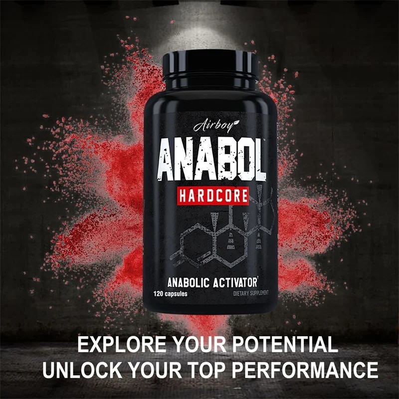 Anabol Hardcore Supplement - Muscle Growth, Improved Endurance, Stress and Mood Relief, and Overall