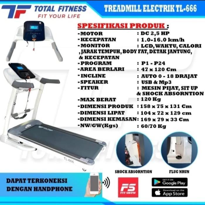 Treadmill Tl 666 Terbaru 