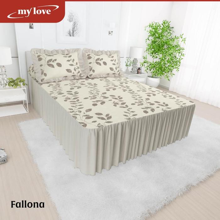 Sprei Rumbai 180x200 My Love / Seprai 160x200 My Love Rumbai Tinggi 30