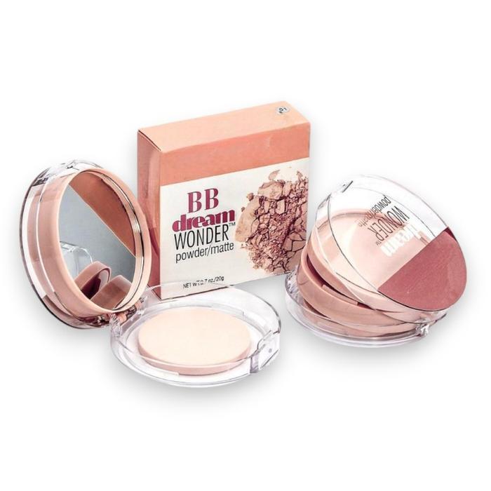 [Satu Pcs] Bedak 2in1 Foundation BB Dream Wonder Compact Powder