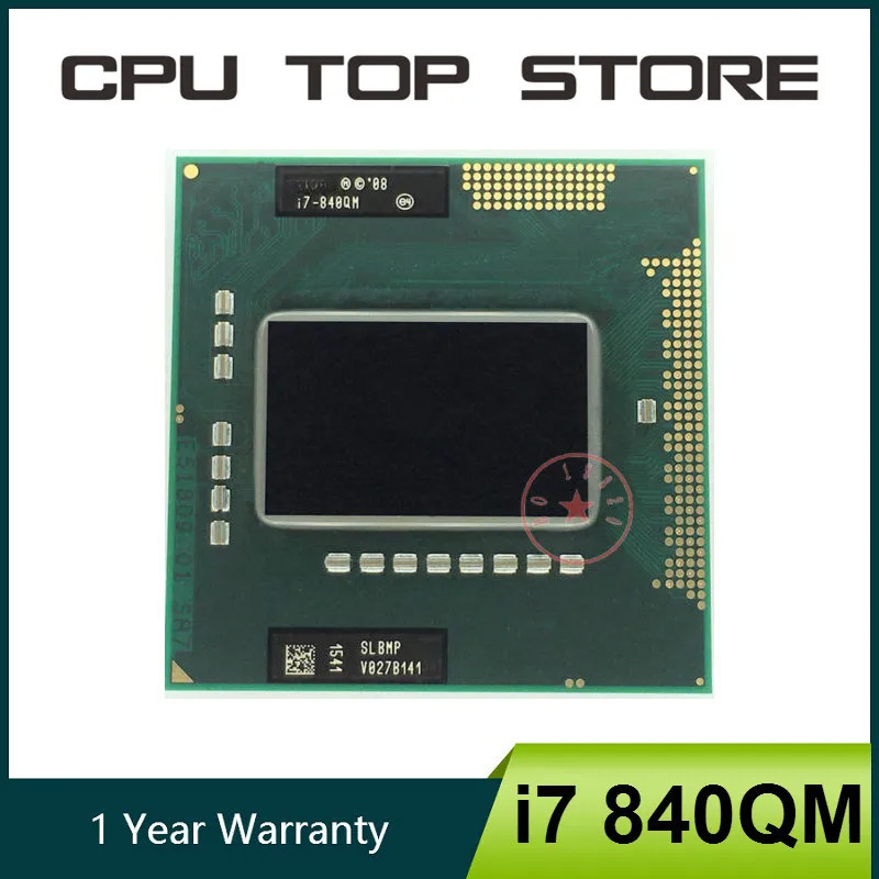 Intel Core i7 840QM SLBMP 1.8GHz 4-Core 8-Thread Laptop notebook Processor LGA G1 / rPGA988A