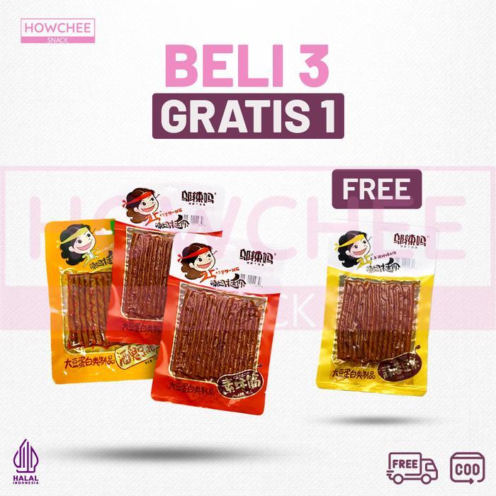 [Halal] Howecheesnack - Wulama Buy 3 Get 1 Free Latiao Wulama Gluten Latiao Snack A Vegetarian Food