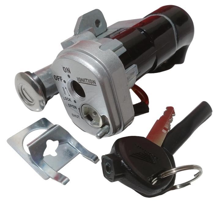 KUNCI KONTAK ASSY KVL HONDA SUPRA X 125 KARBU KEY SET MOTOR SUPRA X 125 LAMA / SUPRA X 125 BATMAN