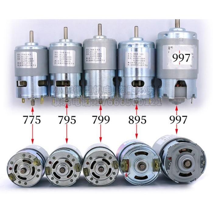 PAKET  DC MOTOR 997 12v -36V + Dimmer DC 40A