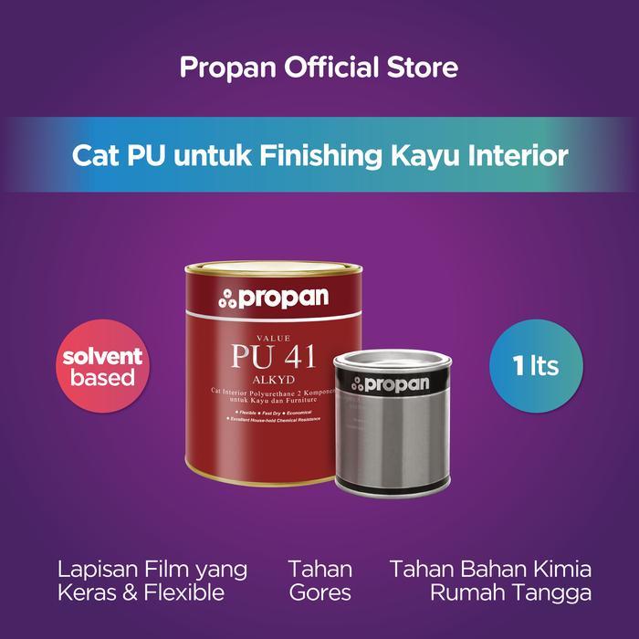 CAT KAYU PROPAN PUL-41 CLEAR 1LITERSET