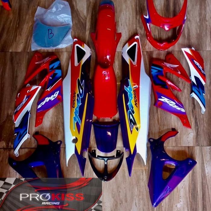 Body set nova dash new merah cover set nova dash new