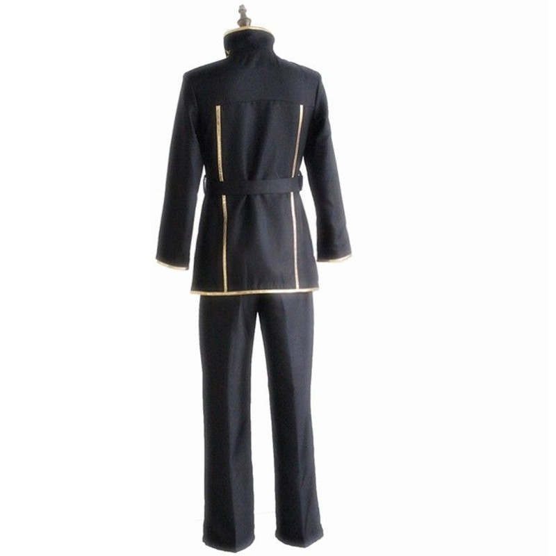 Code Lelouch Cosplay Costume Geass vi Britannia Oufit Clothes Black Prince Uniforms Halloween