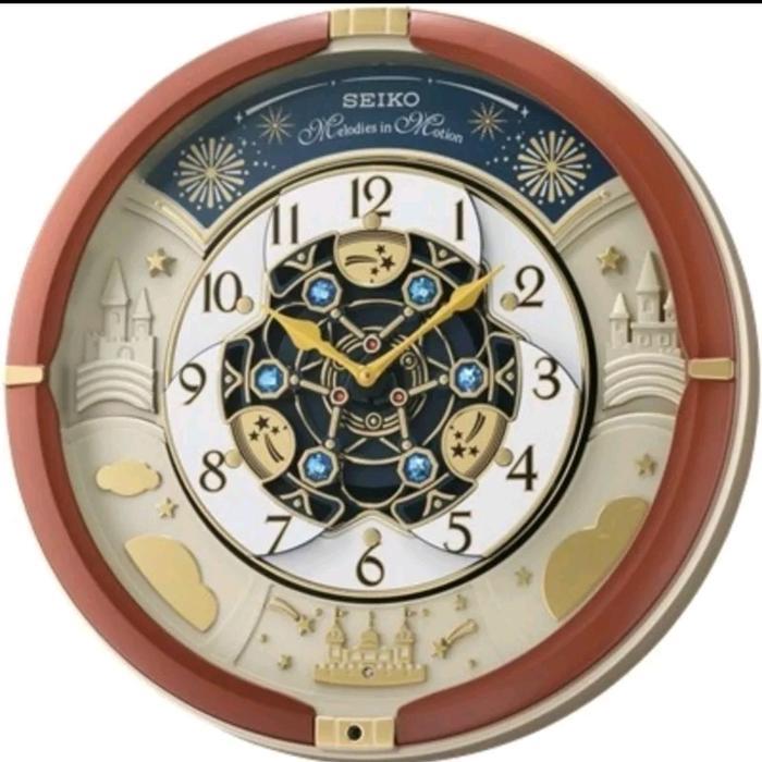 Seiko QXM378B#QXM378#Seiko QXM378#jam dinding Seiko qxm378
