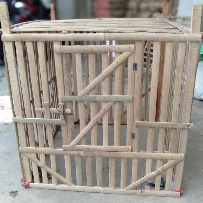 Kandang Ayam Bambu / Kandang Rakit Bambu Segiempat Kotak