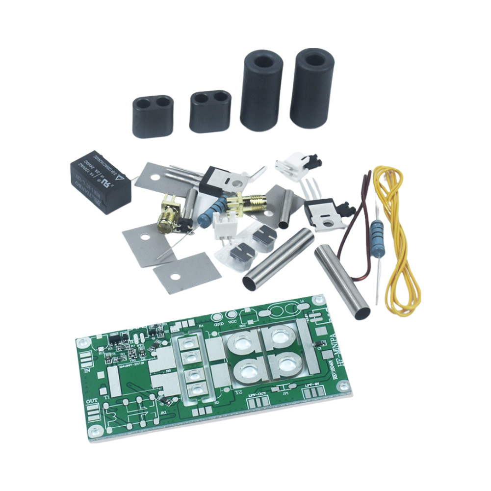70W SSB Linear HF Power Amplifier DIY Kit AM CW Frequency Modulation 13.8V Power Supply for FT-817