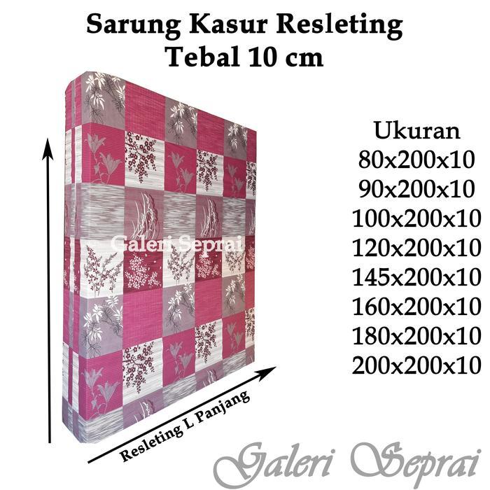 Turu - Sprei Resleting Tebal 10 Cm, Sarung Kasur Busa Resleting Disprese