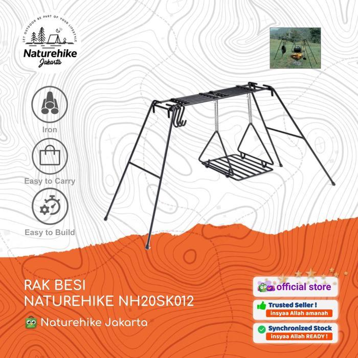 RAK BESI NATUREHIKE NH20SK012 WAJAN PANCI CAMPING PORTABLE BBQ OUTDOOR