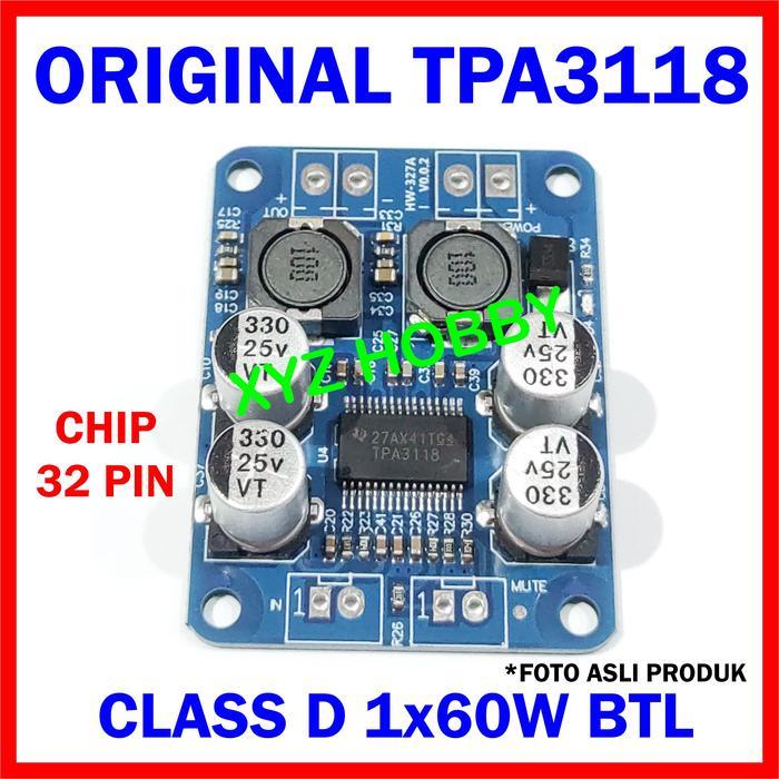 "New" Original TPA3118 32 pin BTL 1x60W Mono Power Amplifier Class D 60W TPA 3118 Ampli Mini
